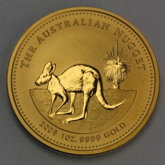 Goldmünze 1oz "Känguru/Nugget 2005" (Australien) 