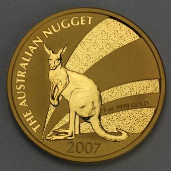 Goldmünze 1oz "Känguru/Nugget" 2007 (Australien)