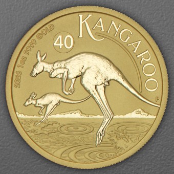 Goldmünze 1oz "Känguru" aktueller Jahrgang (Australien)