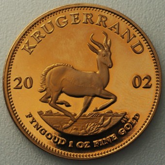 Goldmünze 1oz "Krügerrand" 2002 (Südafrika)