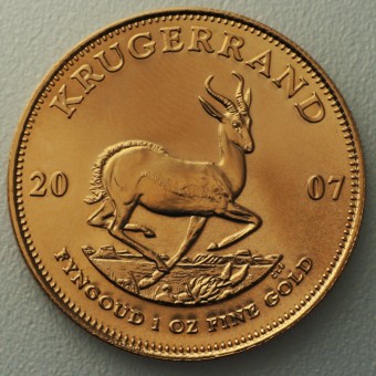 Goldmünze 1oz "Krügerrand" 2007 (Südafrika)