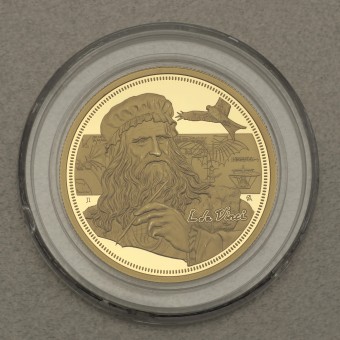 Goldmünze 1oz "Leonardo Da Vinci 2021" (Niue) Icons of Inspiration