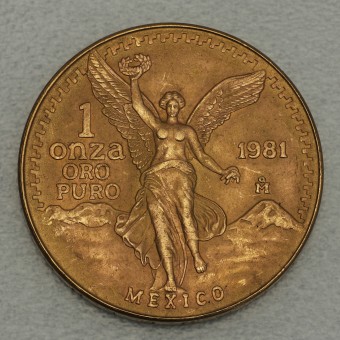 Goldmünze 1oz "Libertad" 1981 (Mexiko)