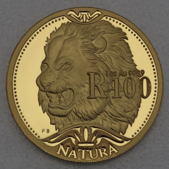 Goldmünze 1oz "Löwen" 2003 Natura - Wild Cats of Africa (Südafrika)