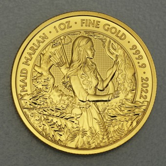 Goldmünze 1oz "Maid Marian" 2022 Myths and Legends (Großbritannien)