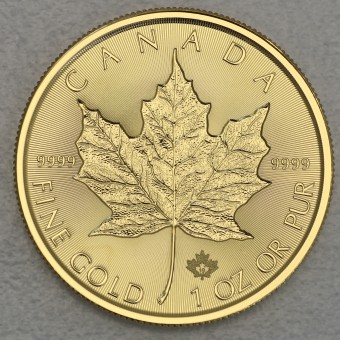 Goldmünze 1oz "Maple Leaf - Double Incuse 2019" 