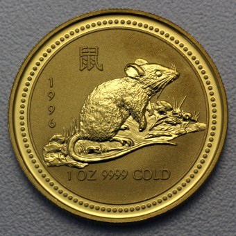 Goldmünze 1oz "Maus" 1996 Lunar I – Year of the Mouse (Australien)