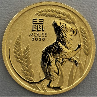 Goldmünze 1oz "Maus 2020" Lunar III 