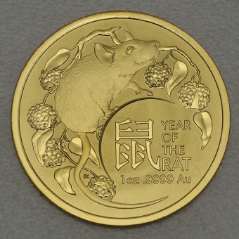 Goldmünze 1oz "Maus" 2020 Lunar II – Royal Australian Mint (Australien)