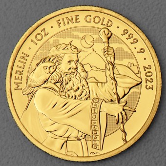 Goldmünze 1oz "Merlin" 2023 Myths and Legends (Großbritannien)