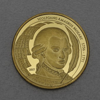 Goldmünze 1oz "Wolfgang Amadeus Mozart" 2017 (PP) (Palau)