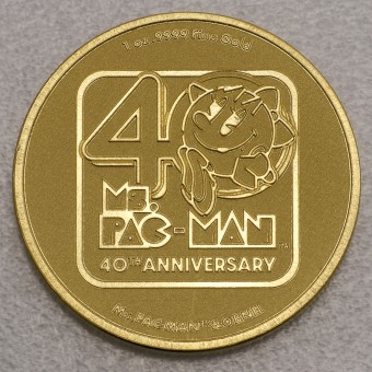 Goldmünze 1oz "Ms. Pac-Man™" 2021 40th Anniversary (Niue)