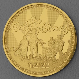 Goldmünze 1oz "Rolling Stones" 2022 Music Legends (Großbritannien)