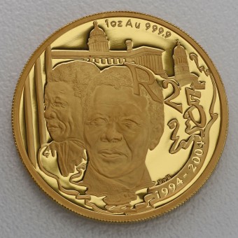 Goldmünze 1oz "Nelson Mandela" 2004 (PP) Protea (Südafrika)