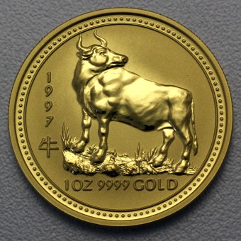 Goldmünze 1oz "Ochse" 1997 Lunar I – Year of the Ox (Australien)
