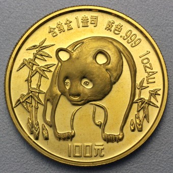 Goldmünze 1oz "Panda - 1986" (China) 