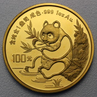 Goldmünze 1oz "Panda - 1991" (China) 