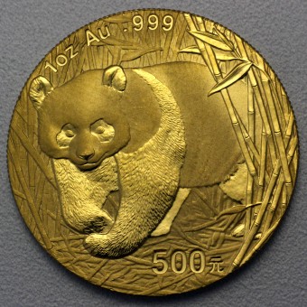 Goldmünze 1oz "Panda - 2001" (China) 