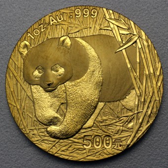 Goldmünze 1oz "Panda" 2002 (China)