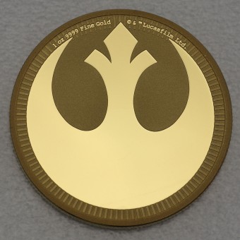 Goldmünze 1oz "Rebel Alliance Starbird" 2022 Star Wars™ (Niue)