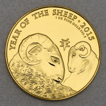 Goldmünze 1oz "Schaf" 2015 Lunar – Year of the Sheep (Großbritannien)