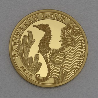 Goldmünze 1oz "Seahorse 2022" (Barbados) 