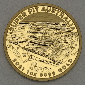 Goldmünze 1oz "Super Pit" 2021 (Australien)