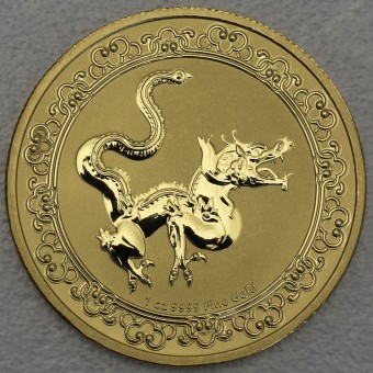 Goldmünze 1oz "The Yellow Snake 2020" (Niue) Celestial Animals