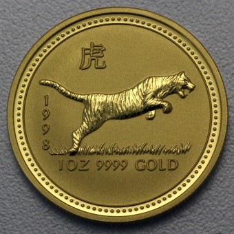 Goldmünze 1oz "Tiger" 1998 Lunar I – Year of the Tiger (Australien)