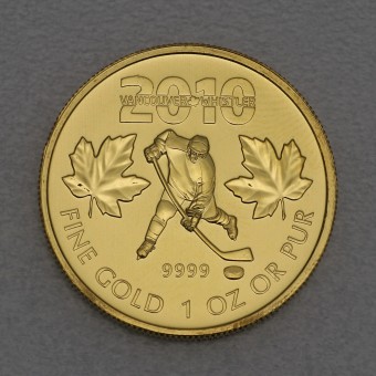 Goldmünze 1oz "Vancouver Olympiade 2010" 