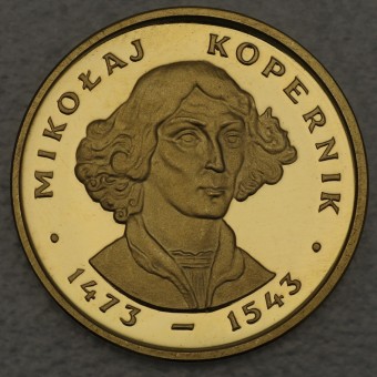 Goldmünze "2000 Zloty - 1979 Kopernikus" (Polen) 