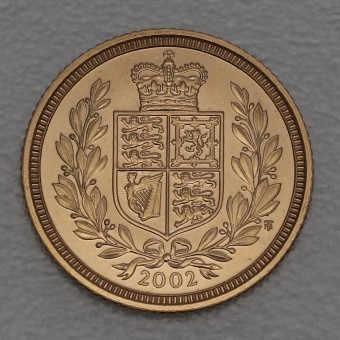 Goldmünze 1/2 Sovereign "Elizabeth II." 2002 Gold-Jubiläum (Großbritannien)