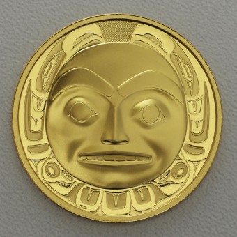 Goldmünze 200 Dollar "Haida - Raven" 1997 (Kanada)