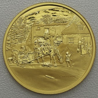 Goldmünze 200 Dollar "The Habitant Farm" 2001 (Kanada)