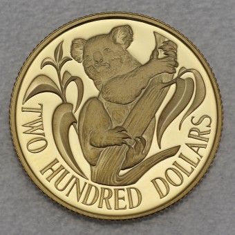 Goldmünze 200 Dollars "Koala" 1980 (Australien)