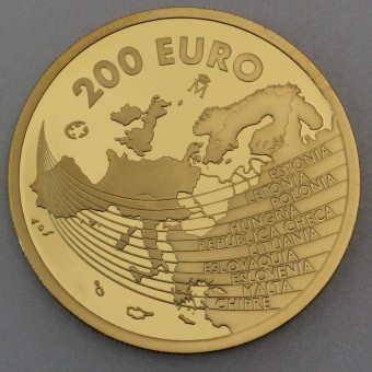 Goldmünze "200 Euro-2004 EU-Erweiterung" (Spanien) 