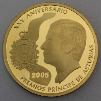 Goldmünze "200 Euro-2005 Prinz Felipe" (Spanien) 