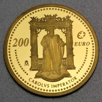 Goldmünze "200 Euro-2006-Kaiser Karl V." (Spanien) 