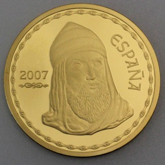 Goldmünze "200 Euro-2007 Heldenepos" (Spanien) 