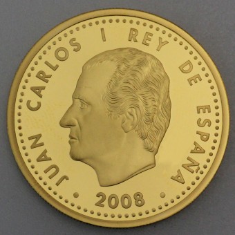 Goldmünze 200 Euro "König Alfons X." 2008 (Spanien)