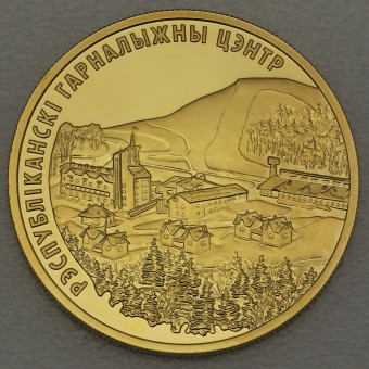 Goldmünze 200 Rubel "Silitschi" 2006 Alpines Zentrum Silitschi (Belarus)