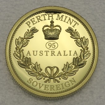 Goldmünze "Australia Sovereign" 2021 (PP/HR/Piedfort) (Australien)