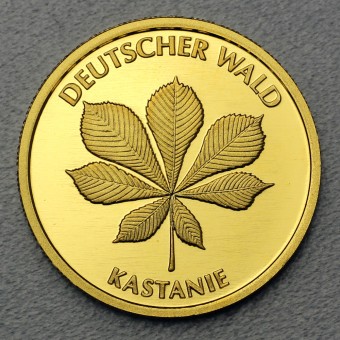 Goldmünze "20Euro BRD 2014 Kastanie" Deutscher Wald