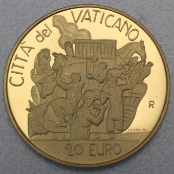 Goldmünze "20 Euro-2002 Arche Noah" (Vatikan) 
