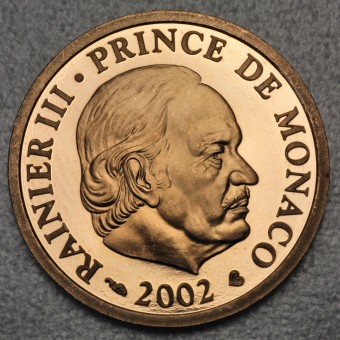 Goldmünze "20 Euro-2002 Fürst Rainer III" (Monaco) 