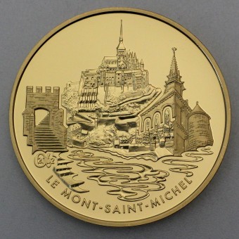 Goldmünze "20 Euro-2002 Mont-St-Michel" (Frankr) 