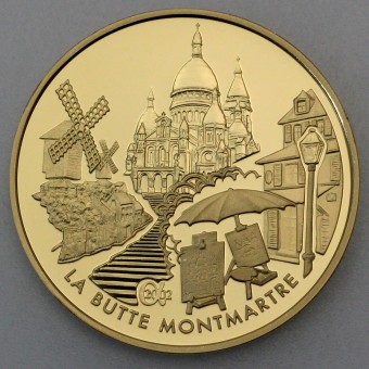 Goldmünze "20 Euro-2002 Montmartre" (Frankreich) 