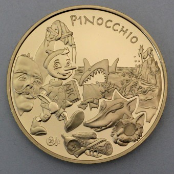Goldmünze "20 Euro-2002 Pinocchio" (Frankreich) 