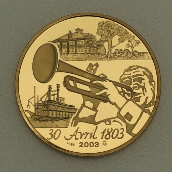 Goldmünze "20 Euro-2003 Louisiane" (Frankreich) 