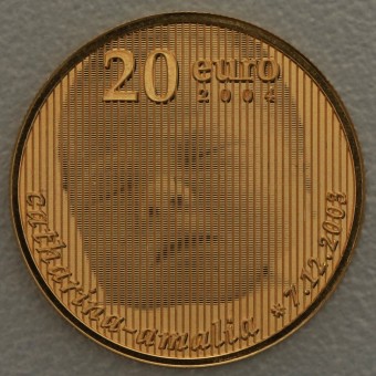 Goldmünze "20 Euro-2004" (Niederlande) 